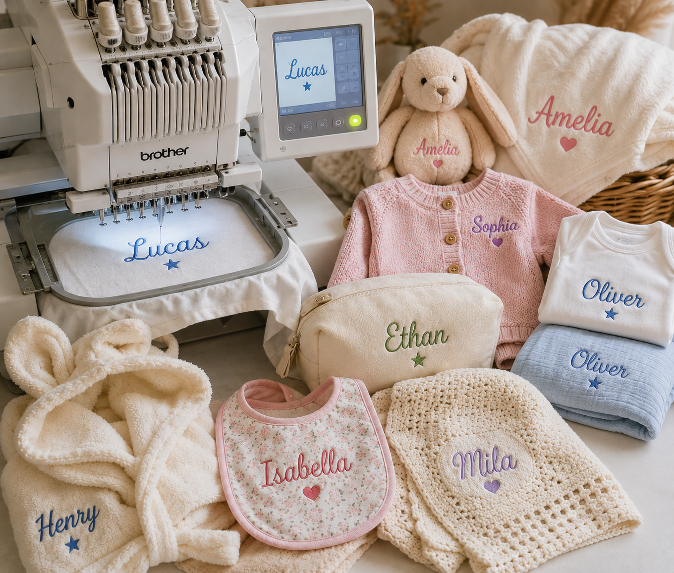 Embroidered Personalisation (MAX 6 Letters)