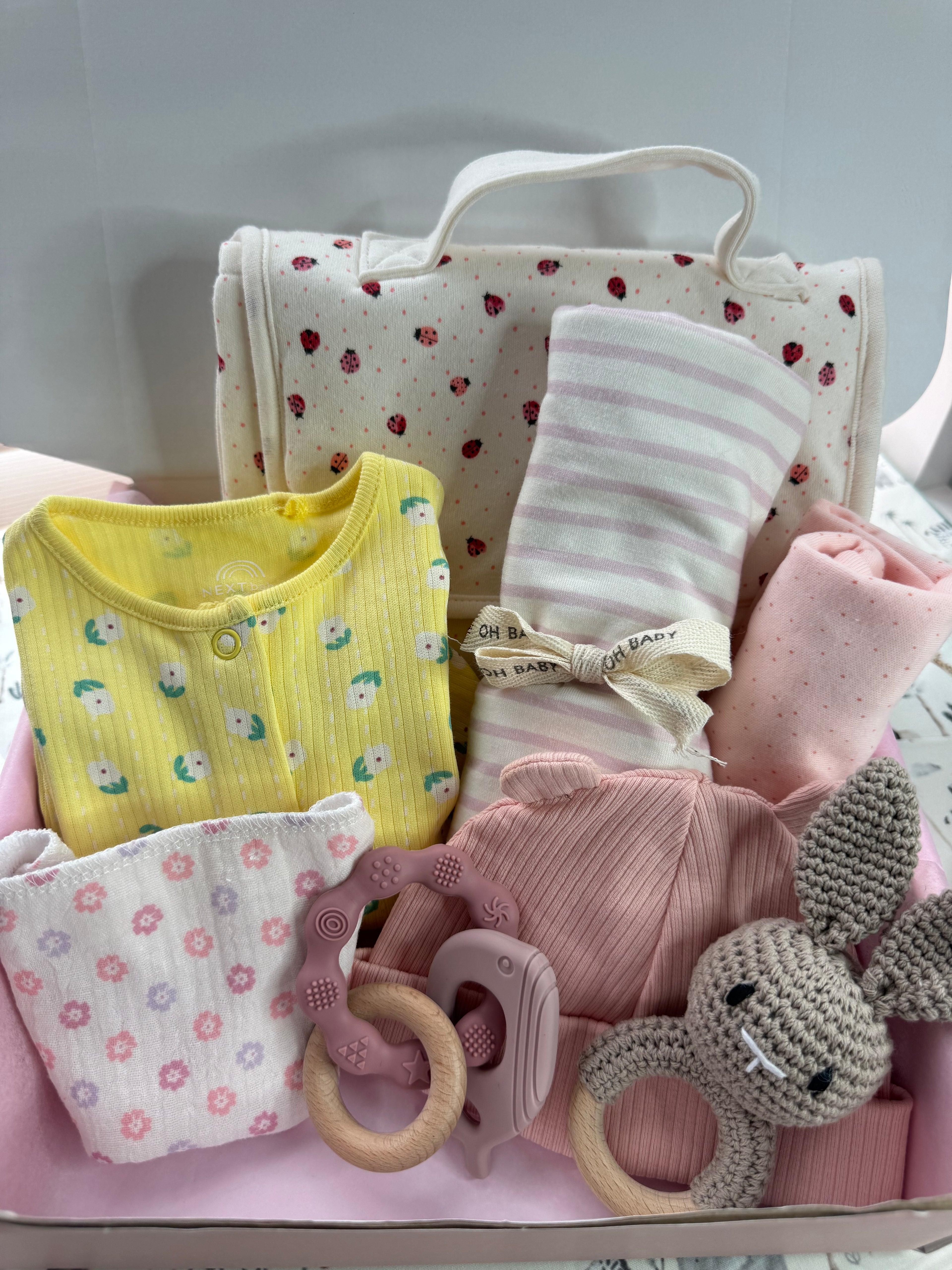 Baby Girl 6 Ball Mystery Bundle + Baby Grow